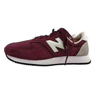 New Balance 420 Mens 10.5 Burgundy Suede Classic Retro Sneakers UL420CD2 (Flaw)